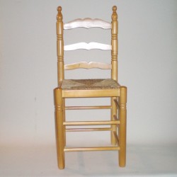 Comprar Silla colonial CON cerco color MIEL en CesteriaGretel.Com