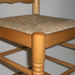 Comprar Silla colonial CON cerco color MIEL en CesteriaGretel.Com