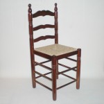 Comprar Silla colonial CON cerco color NOGAL en CesteriaGretel.Com