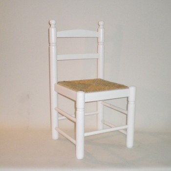Comprar Silla CHATA con cerco color BLANCO en CesteriaGretel.Com