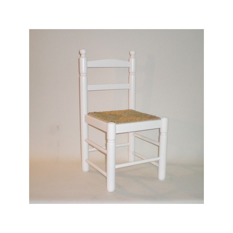 Comprar Silla CHATA con cerco color BLANCO en CesteriaGretel.Com