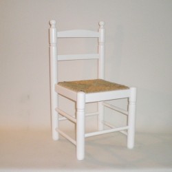 Comprar Silla CHATA con cerco color BLANCO en CesteriaGretel.Com