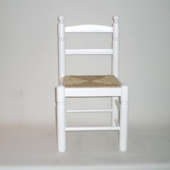 Comprar Silla CHATA con cerco color BLANCO en CesteriaGretel.Com