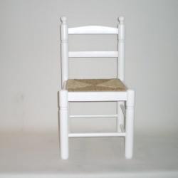 Comprar Silla CHATA con cerco color BLANCO en CesteriaGretel.Com