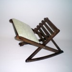 Comprar Escabel balancín color nogal en CesteriaGretel.Com