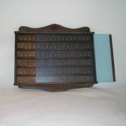 Comprar Dedalero para 102 dedales color nogal en CesteriaGretel.Com