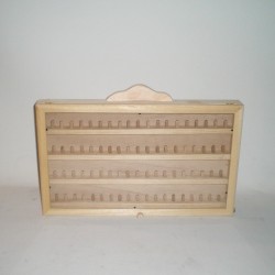 Comprar Dedalero sin barnizar de 68 dedales en CesteriaGretel.Com