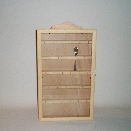 Comprar Vitrina para 27 cucharas sin barnizar en CesteriaGretel.Com