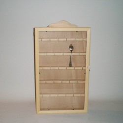 Comprar Vitrina para 27 cucharas sin barnizar en CesteriaGretel.Com