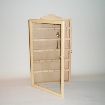 Comprar Vitrina para 27 cucharas sin barnizar en CesteriaGretel.Com