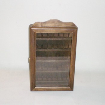 Comprar Vitrina para 35 dedales color NOGAL en CesteriaGretel.Com