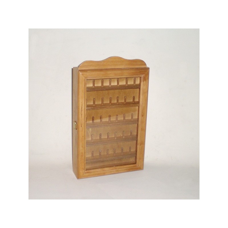 Comprar Vitrina para 35 dedales color MIEL en CesteriaGretel.Com