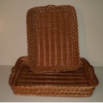 Bandeja 61x47 color buff calada