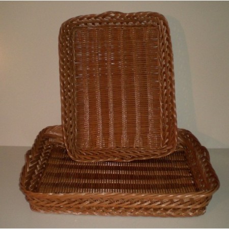 Bandeja 61x47 color buff calada