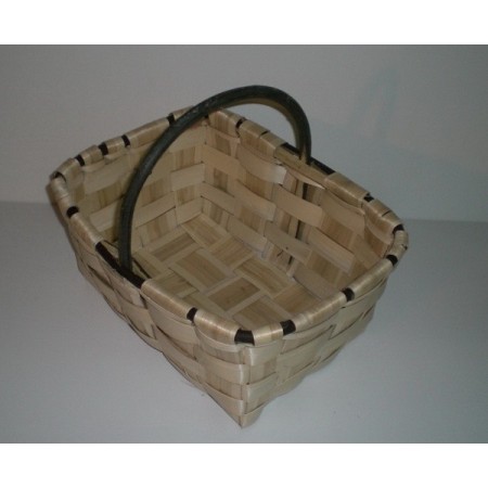 Cesta de castaño para setas