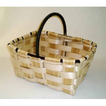 Cesta de castaño para setas