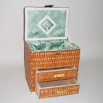 Comprar Costurero 2 cajones buff en CesteriaGretel.Com