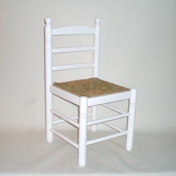 Comprar Silla mediana c/cerco BLANCO en CesteriaGretel.Com