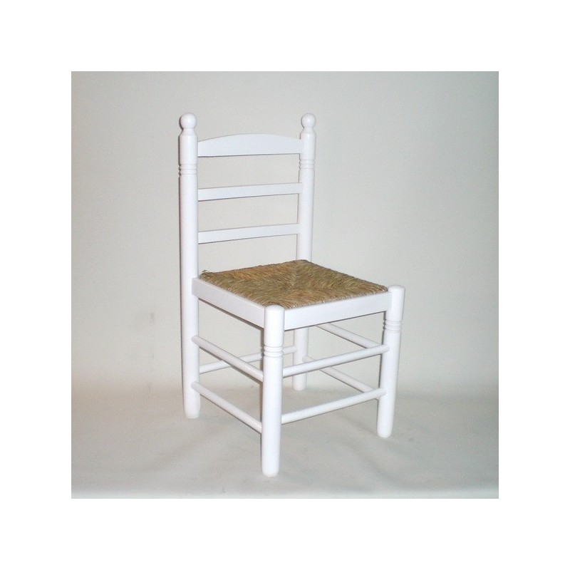 Comprar Silla mediana c/cerco BLANCO en CesteriaGretel.Com