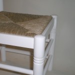 Comprar Silla mediana c/cerco BLANCO en CesteriaGretel.Com