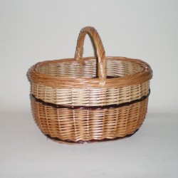 Comprar Cesta con asa buff barnizada en CesteriaGretel.Com