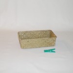 Comprar Panera de palma color kaki en CesteriaGretel.Com