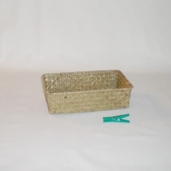 Comprar Panera de palma color kaki en CesteriaGretel.Com