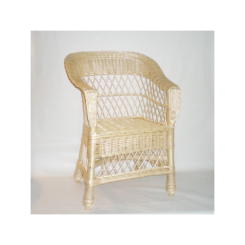 Comprar Sillón de mimbre modelo 2 TELADAS natural en CesteriaGretel.Com