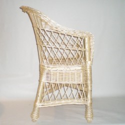 Comprar Sillón de mimbre modelo 2 TELADAS natural en CesteriaGretel.Com