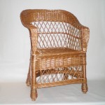 Comprar Sillón de mimbre modelo 2 TELADAS buff barnizado en CesteriaGretel.Com