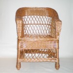 Comprar Sillón de mimbre modelo 2 TELADAS buff barnizado en CesteriaGretel.Com