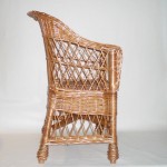 Comprar Sillón de mimbre modelo 2 TELADAS buff barnizado en CesteriaGretel.Com