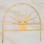 Cabecero de caña hojas