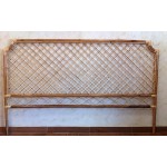 Cabecero de caña rombos recto