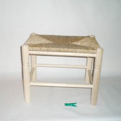 Banqueta  de enea grande