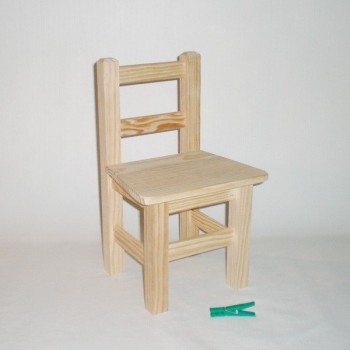Comprar Sillita para muñecas. Pino sin barnizar en CesteriaGretel.Com