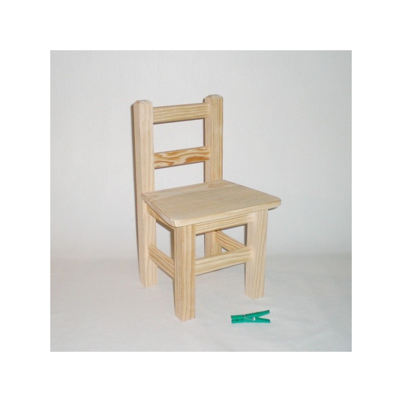 Comprar Sillita para muñecas. Pino sin barnizar en CesteriaGretel.Com