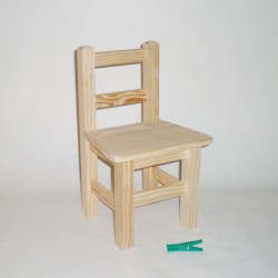 Comprar Sillita para muñecas. Pino sin barnizar en CesteriaGretel.Com