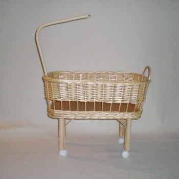 Comprar Cuna muñeca de mimbre tupida en CesteriaGretel.Com