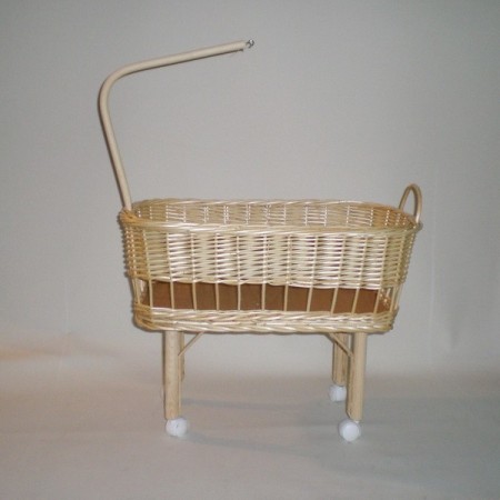 Comprar Cuna muñeca de mimbre tupida en CesteriaGretel.Com