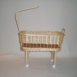 Comprar Cuna muñeca de mimbre tupida en CesteriaGretel.Com