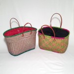 Capazo as cuero cierre tela