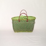 Capazo as cuero cierre tela