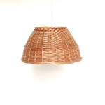 Lámpara de mimbre