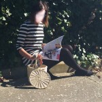 Bolso/cesta Birkin mediano