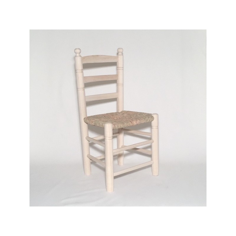 Silla mediana tejida, crudo