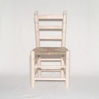 Silla mediana tejida, crudo