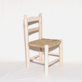 Silla cadete tejida a mano