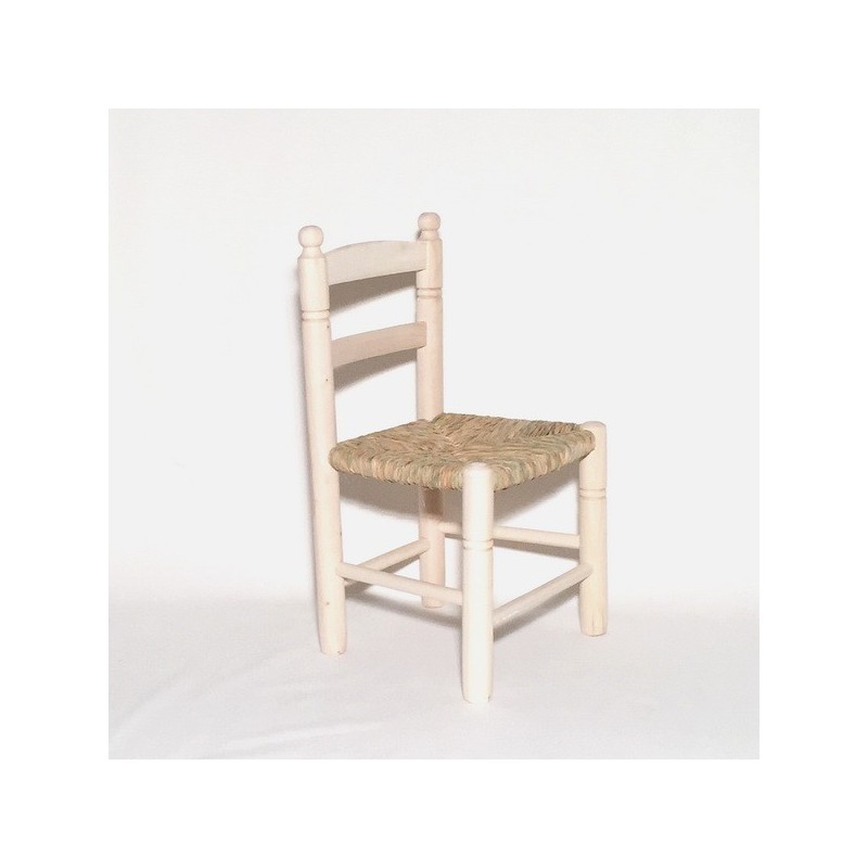 Silla cadete tejida a mano