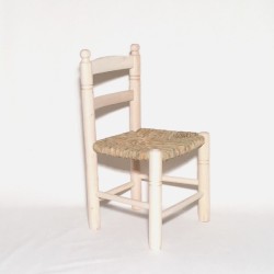 Silla cadete tejida a mano